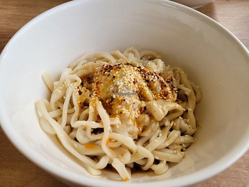 Sweet Sauce Noodles: very good, in hot chili sauce at Gemini Dumplings & Noodles Restaurant in Koh Tao