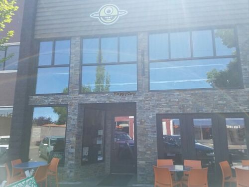 outsidw at Laughing Planet Cafe in Corvallis