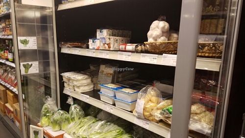 tofu and veggies at East Asia Mart - Tampere in Tampere