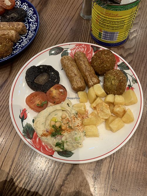 Vegan breakfast  at STN - Comptoir Libanais in Stansted