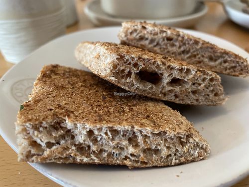 Bread, side of the main dish at Alma Kitchen & Coffee in Tangier