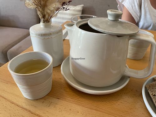 Tea for one at Alma Kitchen & Coffee in Tangier