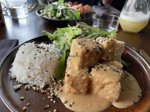Crispy tofu from the specials board   at Little v in Launceston