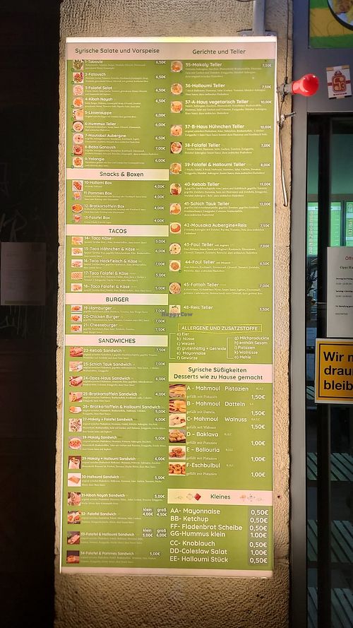   at Opas Haus Restaurant in Dresden