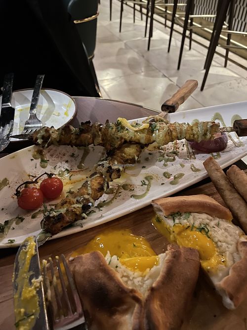 Skewers  at Anixi in New York City