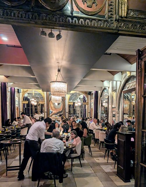 Main dining area on a Thur at Anixi in New York City