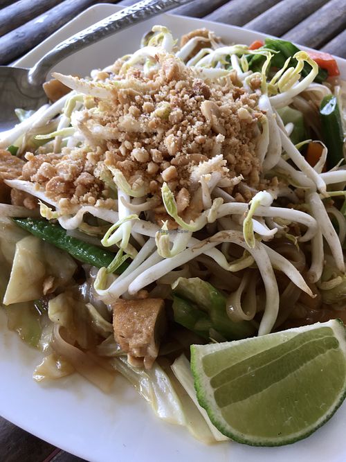 Pad thai (35000 Kip)  at Kapphet Vegan 2 in Vang Vieng