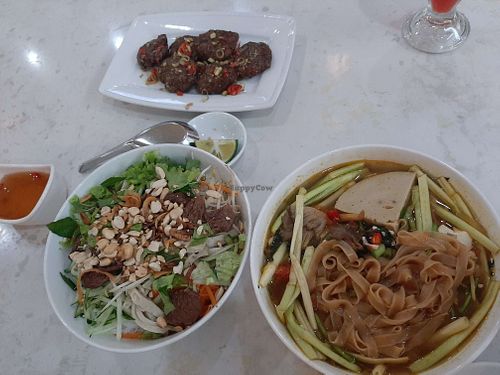 Mushroom pastry at Loving Hut - Am Thuc Chay Ha Long in Ha Long