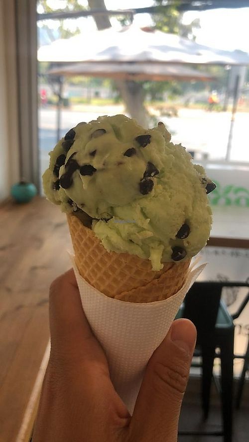 mint chocolate chip at Para Veganos in Santiago