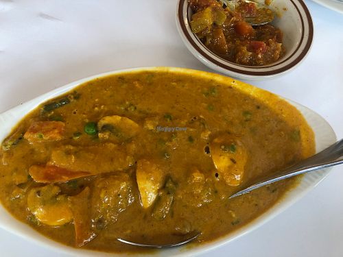 Coconut Vegetable Curry (vegan) at Rose Indian Cuisine in San Francisco