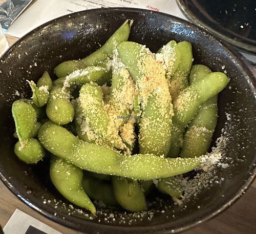 Chili edamame   at Wagamama in Tampa