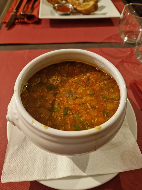 Mulligitawny soup at Annapurna in Leuven