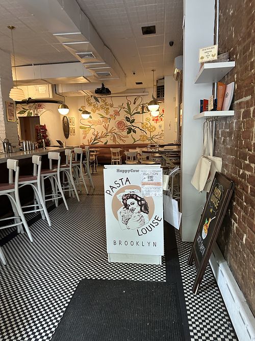 Interior / entrancee  at Pasta Louise in Brooklyn
