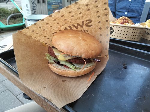 Vienna Burger at Swing Kitchen in Munich