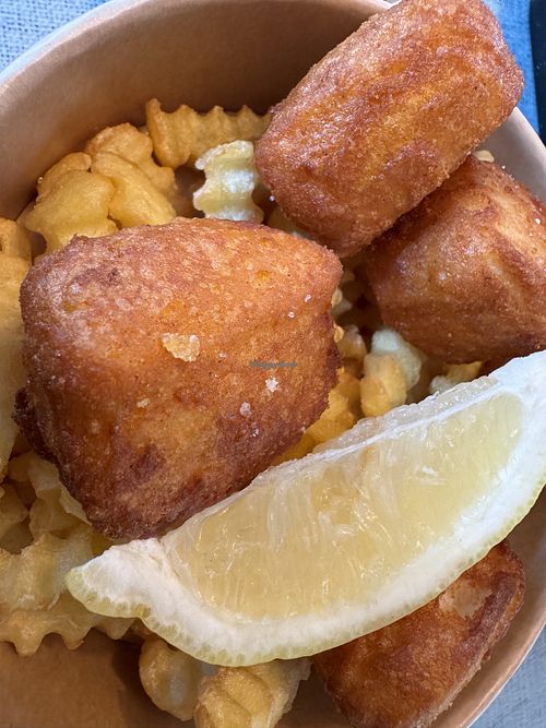 vish & chips  at Swing Kitchen in Munich