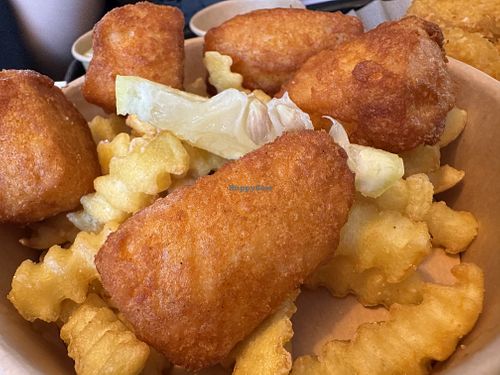 vish n chips  at Swing Kitchen in Munich