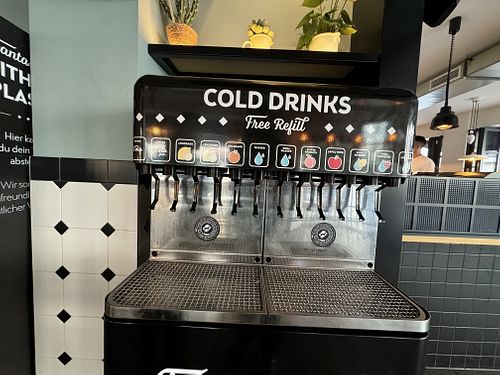 drinks bar  at Swing Kitchen in Munich