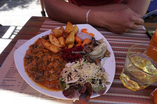Seitan stew at Avalon in Ghent