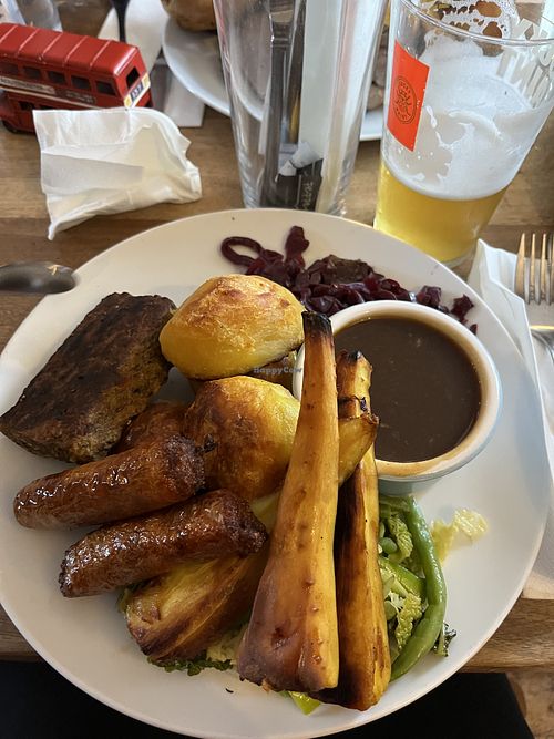Sunday roast  at Haus On The Hill in Brighton