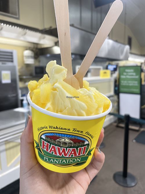 Dope whip with pineapple added  at The Plantation Grille in Wahiawa