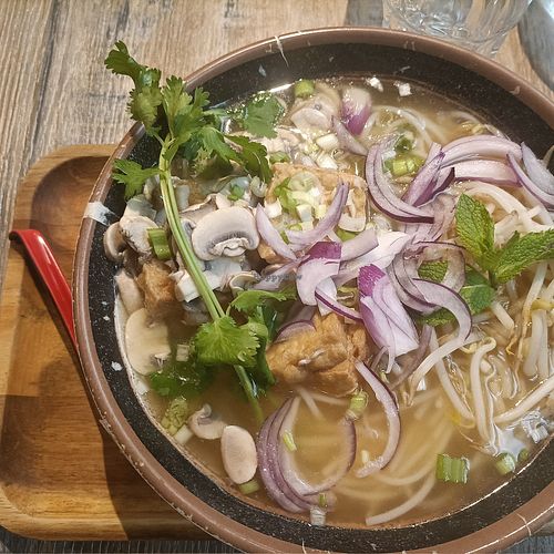 Tofu and Mushroom Pho (with vegan broth) at Viko Viko in Limerick