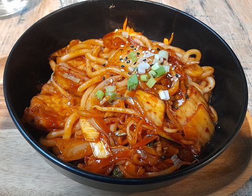 Kimchi tofu udon at Viko Viko in Limerick