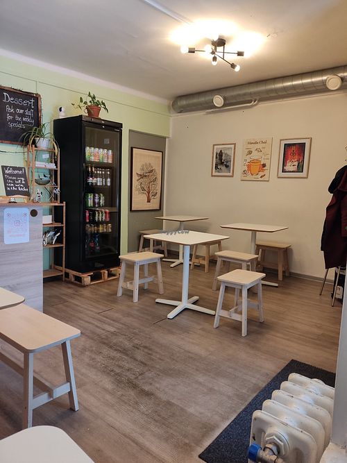 Interior at INDelicious Bistro in Prague