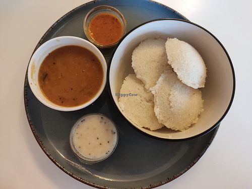Vegan idli at INDelicious Bistro in Prague