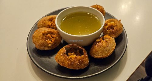 pani puri at INDelicious Bistro in Prague