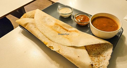 masala dosa at INDelicious Bistro in Prague