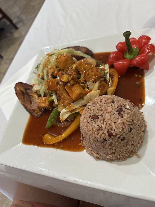 Stir fry tofu   at Tropical Flava in Macon