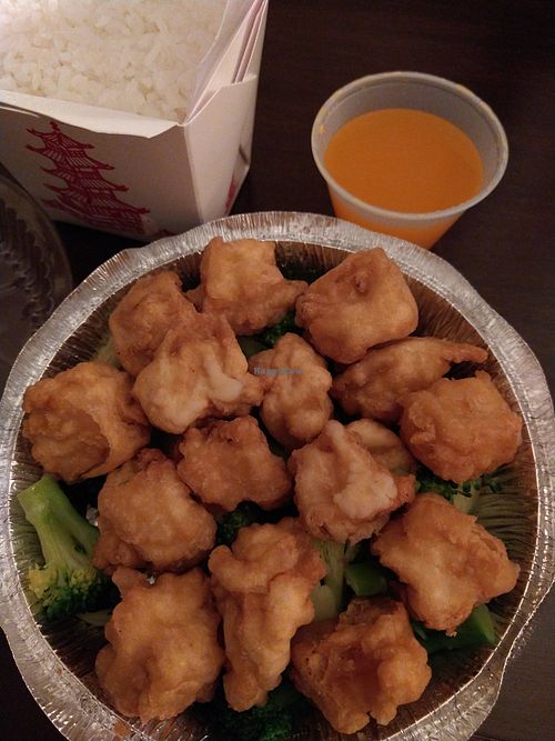 Tangerine tofu at Plumeria in San Diego