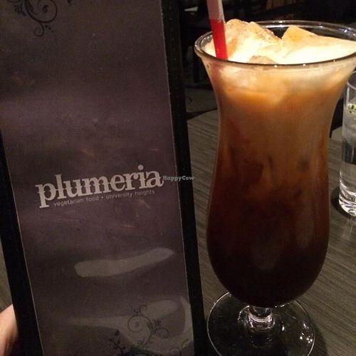 Thai iced tea at Plumeria in San Diego