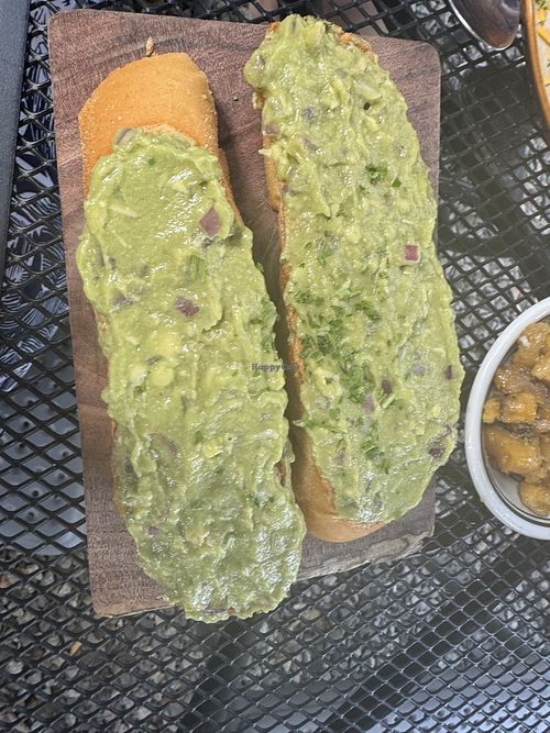 avocado toastt  at Rising Roost in Vieques