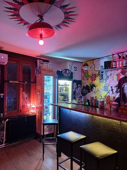 Upstairs at Secret Place in Tbilisi