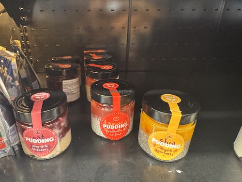 Healthy puddings    at So! Coffee in Bucharest