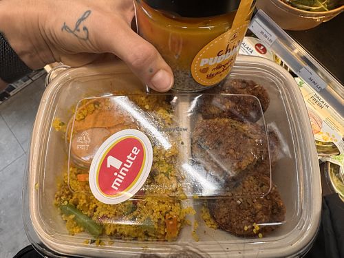 Falafel with bulgur    at So! Coffee in Bucharest