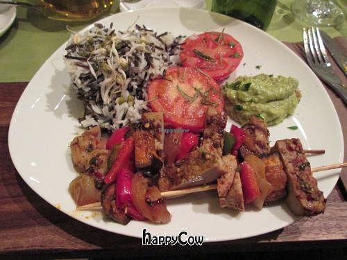 Seitan kebabs at Bistro Bardot in Berlin