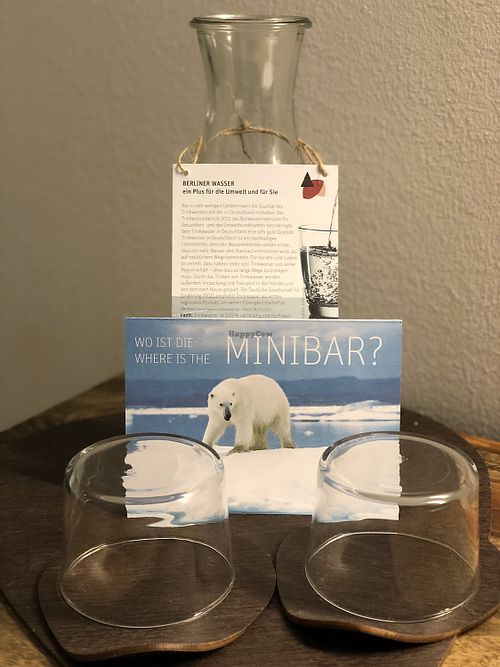 Smart. And thanks for having English translation on the back! at Almodovar Hotel in Berlin