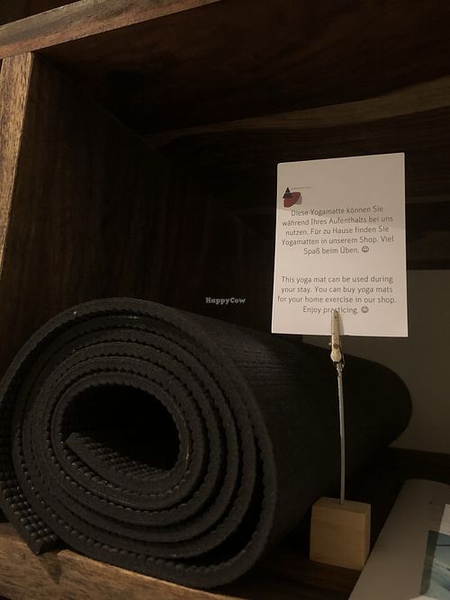 Yoga May to borrow during my stay! at Almodovar Hotel in Berlin