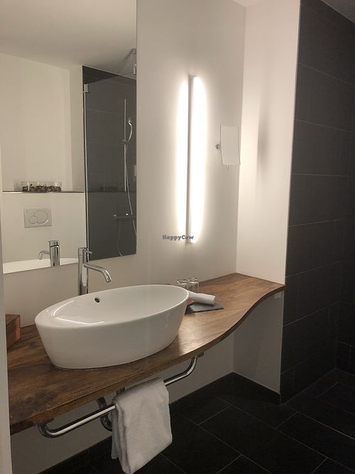 There’s a towel warmer (not pictured) too! at Almodovar Hotel in Berlin