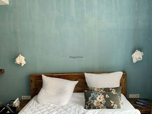 bed at Almodovar Hotel in Berlin