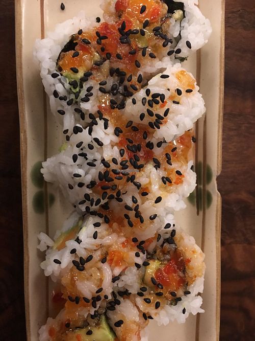 Vegan Sushi! at Aonami Sushi in Chico