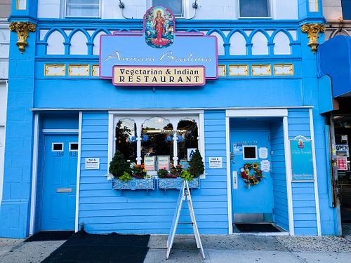 Outside of Annam Brahma at Annam Brahma in Jamaica