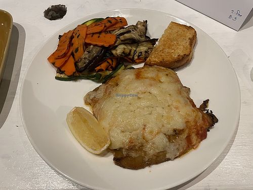 Vegan chicken parmigiana   at Coco Locco in Koh Phangan