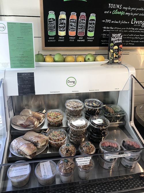 Grab and go foods at o2living Holist Wellness Center in Cross River