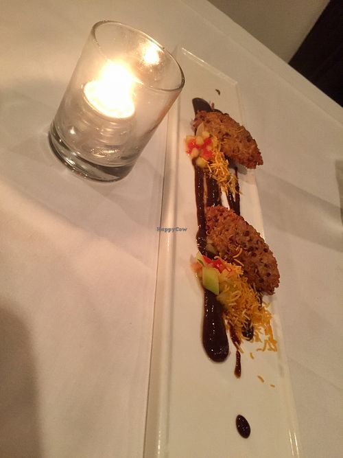 vegan appetizer at Vermilion in Chicago