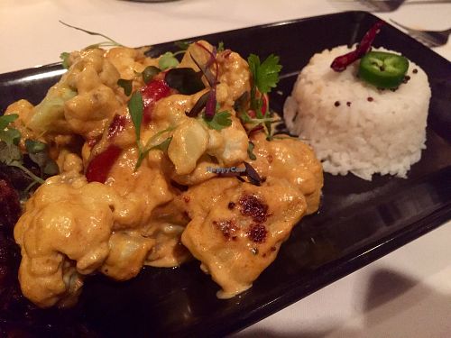 Cauliflower and rice (vegan) at Vermilion in Chicago