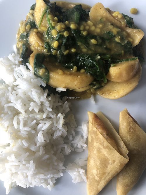 shakalu and samosas at Tandoori in Ljubljana