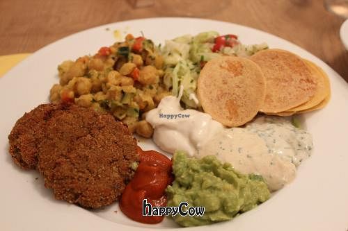 Buffet - was really yummy :) at Vollwert-S in Giessen